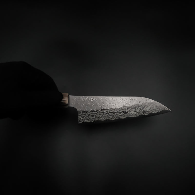 Nigara SG STRIX Ko-Santoku - Tsuchime Damascus