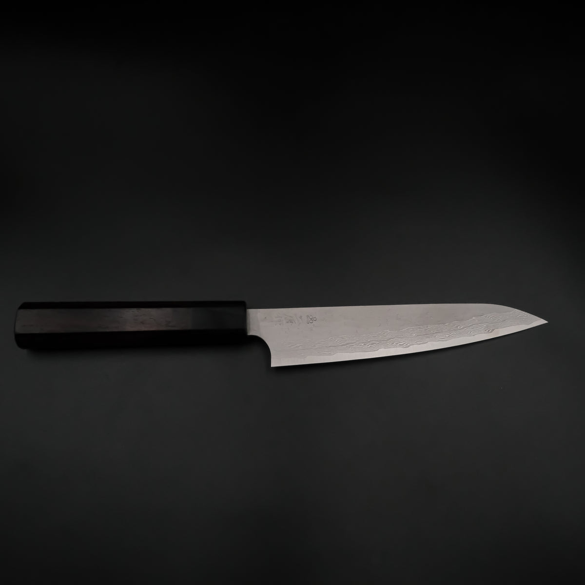 Nigara VG XEOS Petty - Tsuchime Damascus 150mm (Kahverengi)
