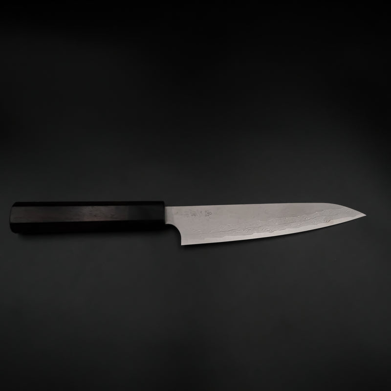 Nigara VG XEOS Petty - Tsuchime Damascus 150mm (Kahverengi)