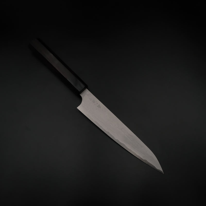Nigara VG XEOS Petty - Tsuchime Damascus 150mm (Kahverengi)