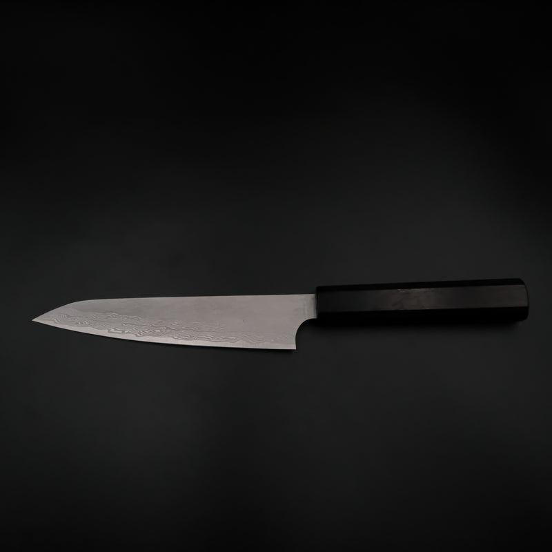 Nigara VG XEOS Petty - Tsuchime Damascus 150mm (Kahverengi)