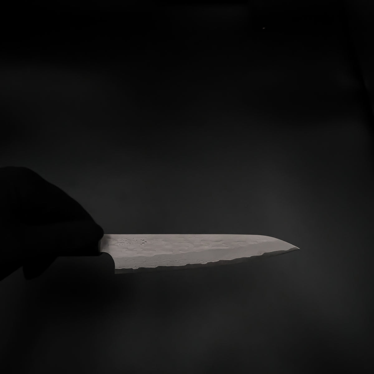 Nigara VG XEOS Petty - Tsuchime Damascus 150mm (Kahverengi)