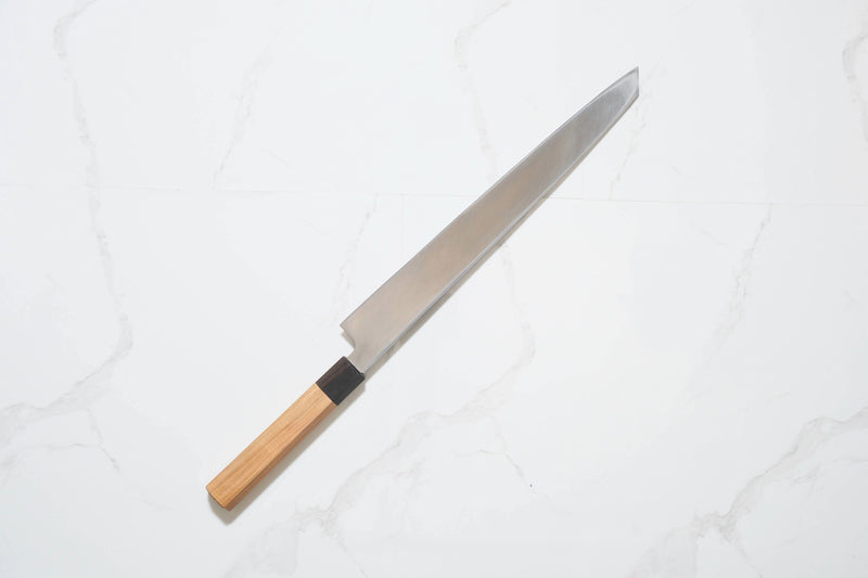 Itsuo Doi Shirogami #3 Kensaki Yanagiba - Migaki 315mm