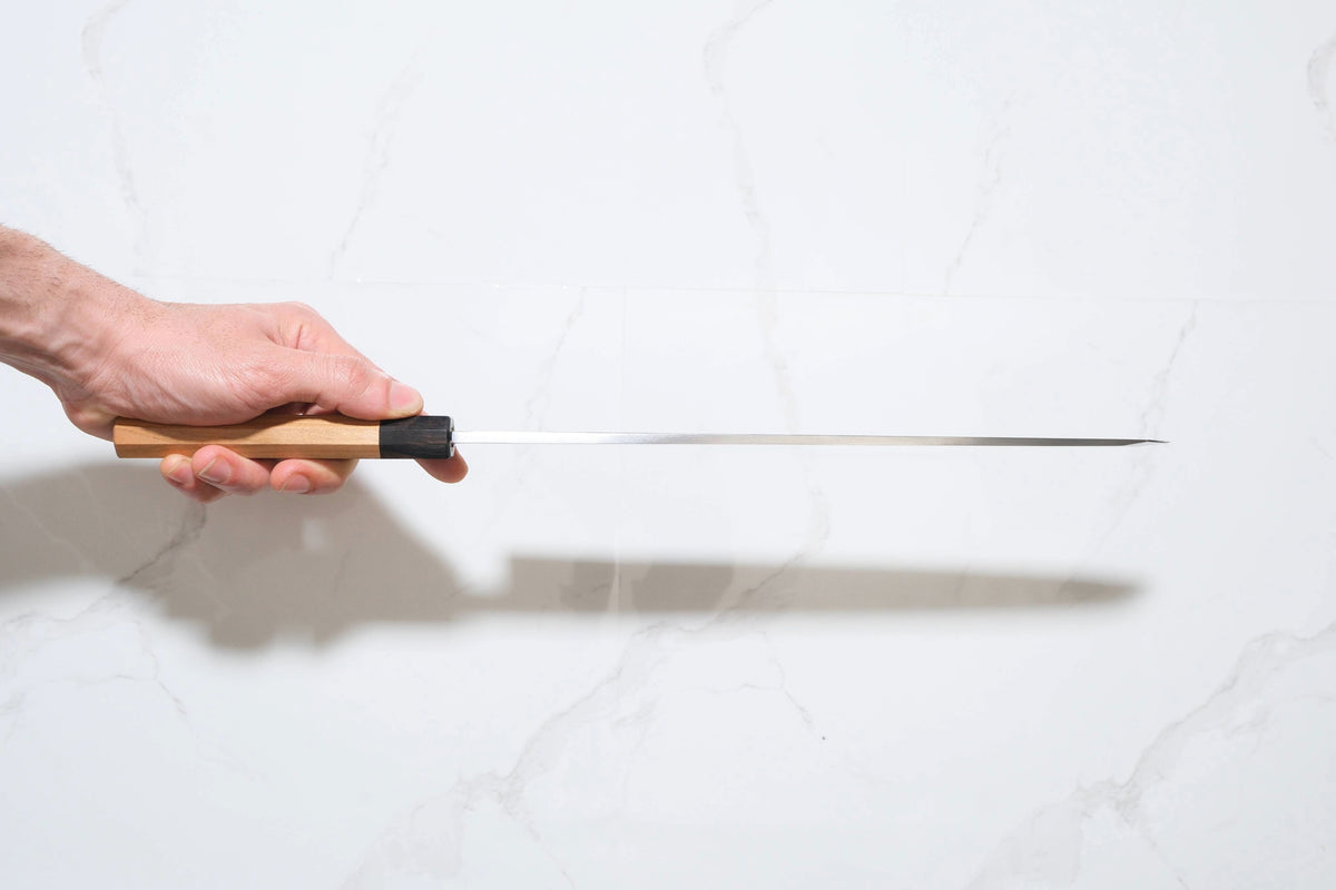 Itsuo Doi Shirogami #3 Kensaki Yanagiba - Migaki 315mm 