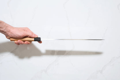 Itsuo Doi Shirogami #3 Kensaki Yanagiba - Migaki 315mm 