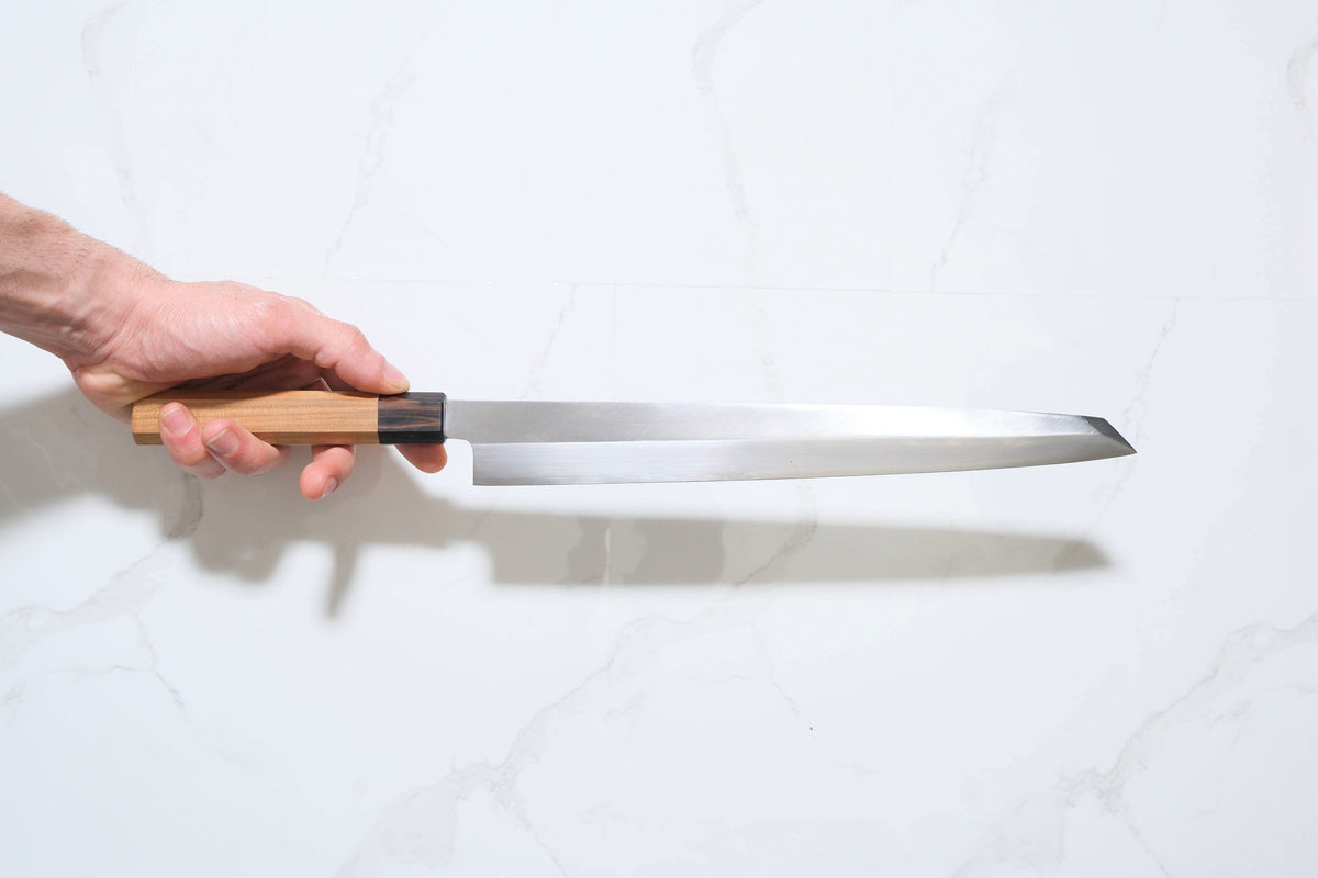 Itsuo Doi Shirogami #3 Kensaki Yanagiba - Migaki 315mm 