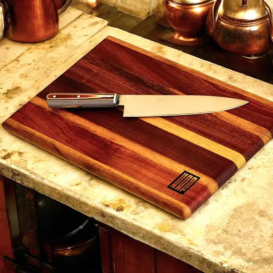 Edge Grain Cutting Board - Sapelli