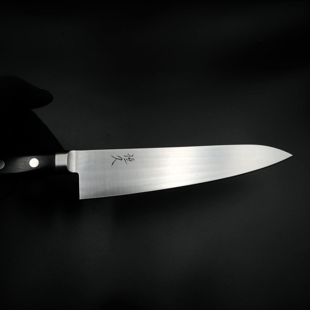 Tsunehisa AUS-8 Gyuto 210mm, bıçak ucu ve sırt profili