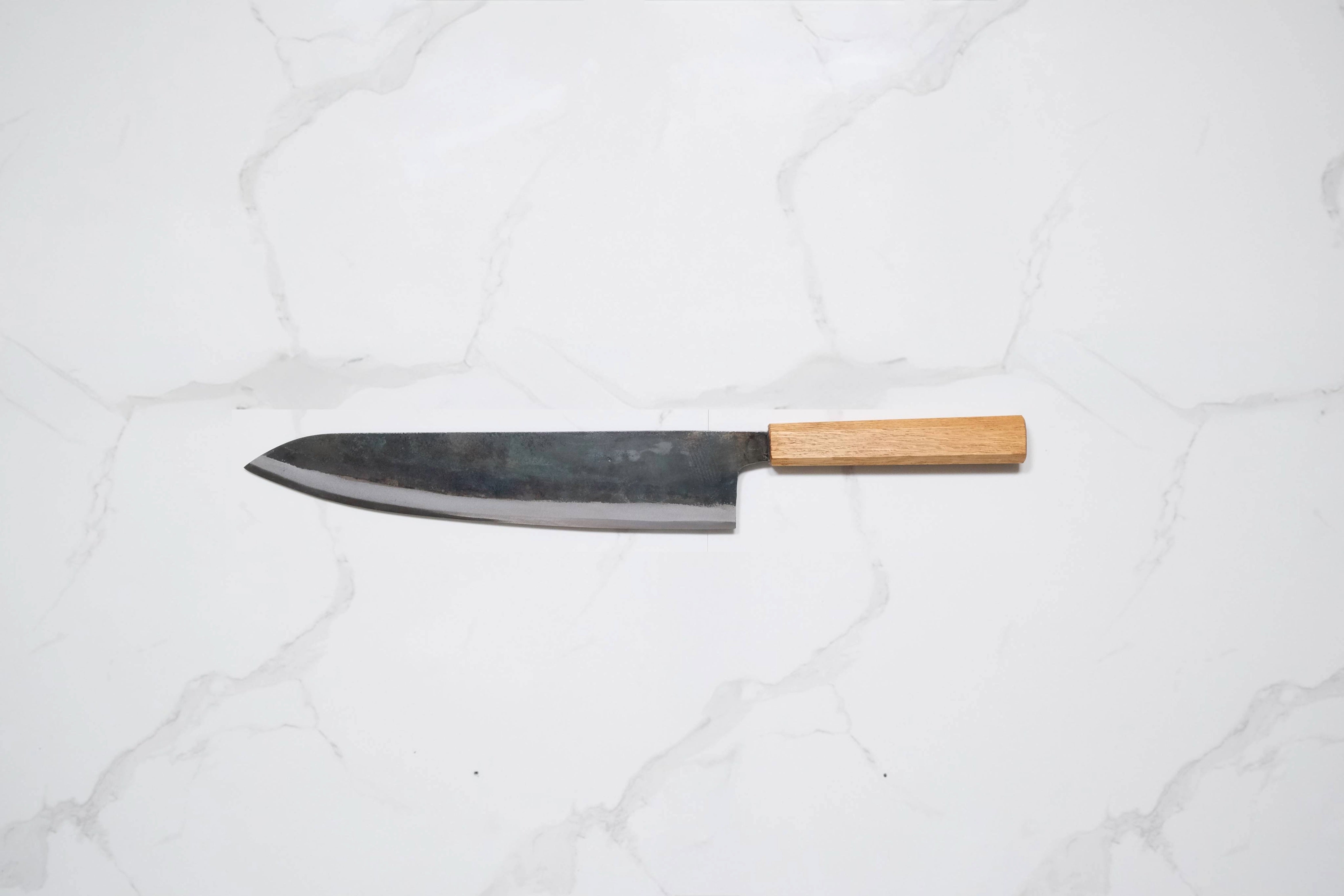 Tosa Tsukasa Shirogami #1 Gyuto - Kurouchi 270mm