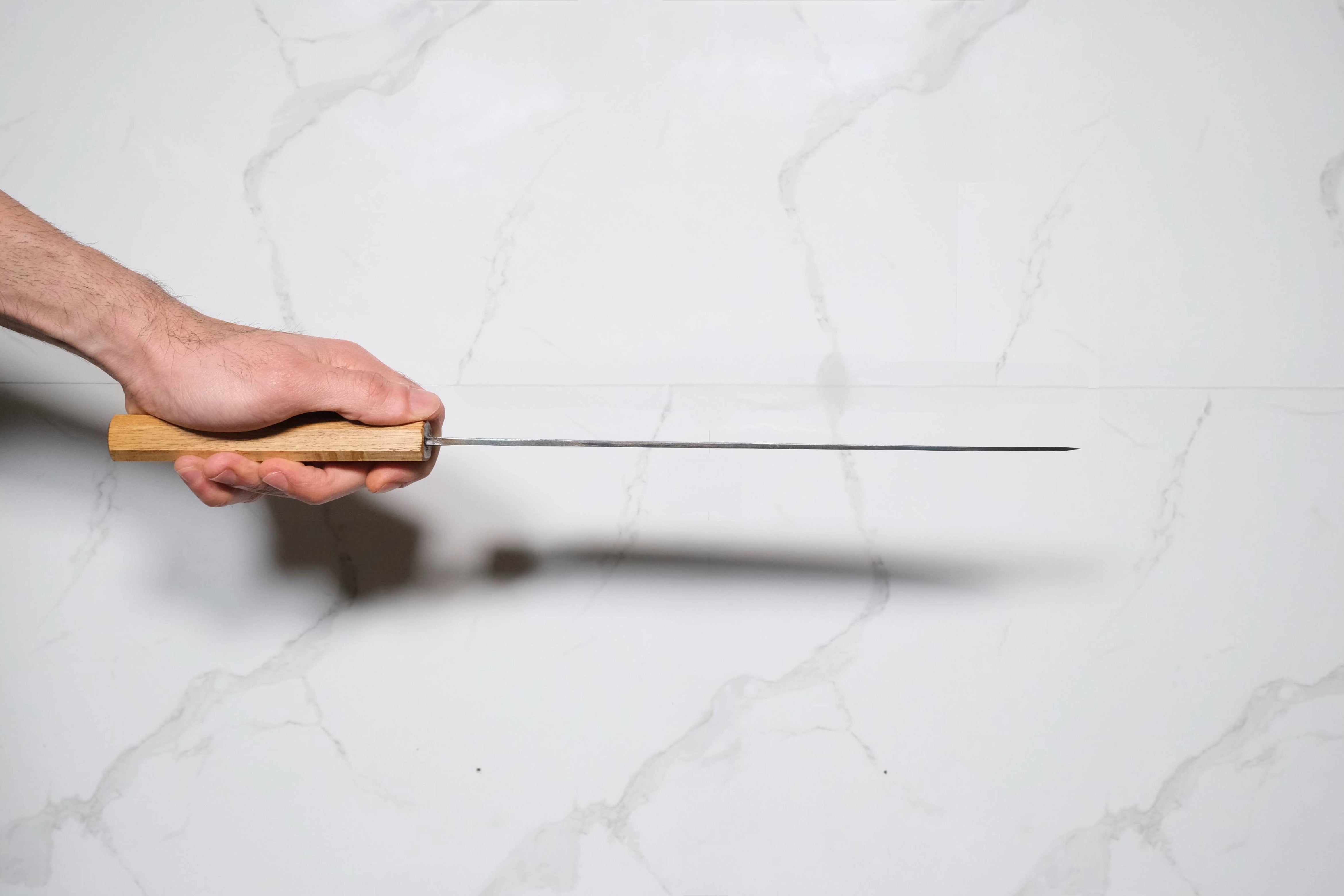 Tosa Tsukasa Shirogami #1 Gyuto - Kurouchi 270mm