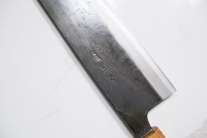 Tosa Tsukasa Shirogami #1 Gyuto - Kurouchi 210mm