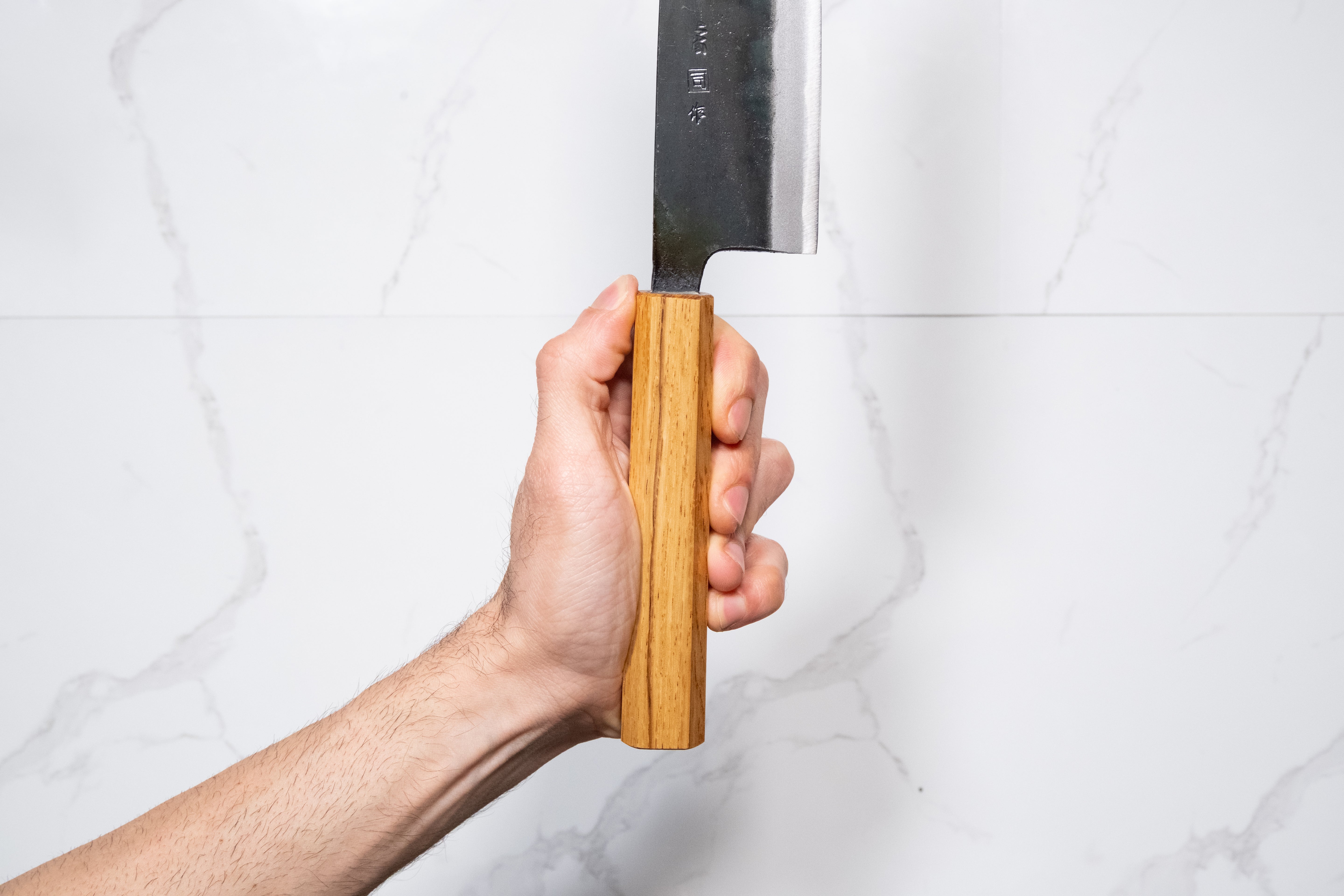 Tosa Tsukasa Shirogami #1 Gyuto - Kurouchi 210mm