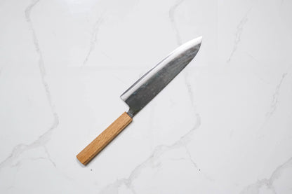 Tosa Tsukasa Shirogami #1 Gyuto - Kurouchi 210mm