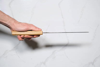 Tosa Tsukasa Shirogami #1 Gyuto - Kurouchi 210mm