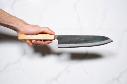 Tosa Tsukasa Shirogami #1 Gyuto - Kurouchi 210mm
