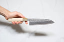 Tsunehisa SW Santoku - Washiji Damascus 165mm — görsel 4