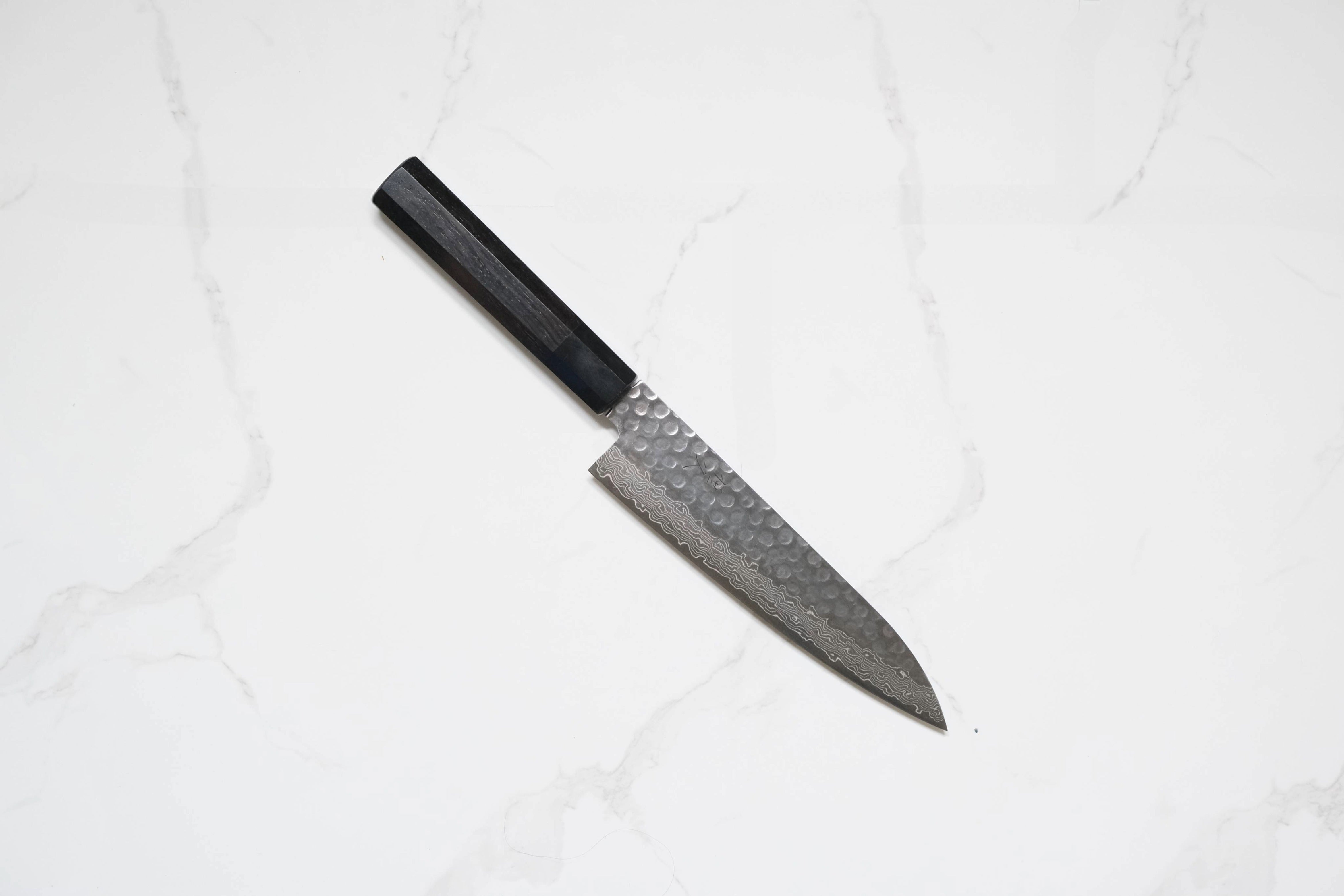 Tsunehisa VG-10 Gyuto - Damascus Tsuchime 180mm
