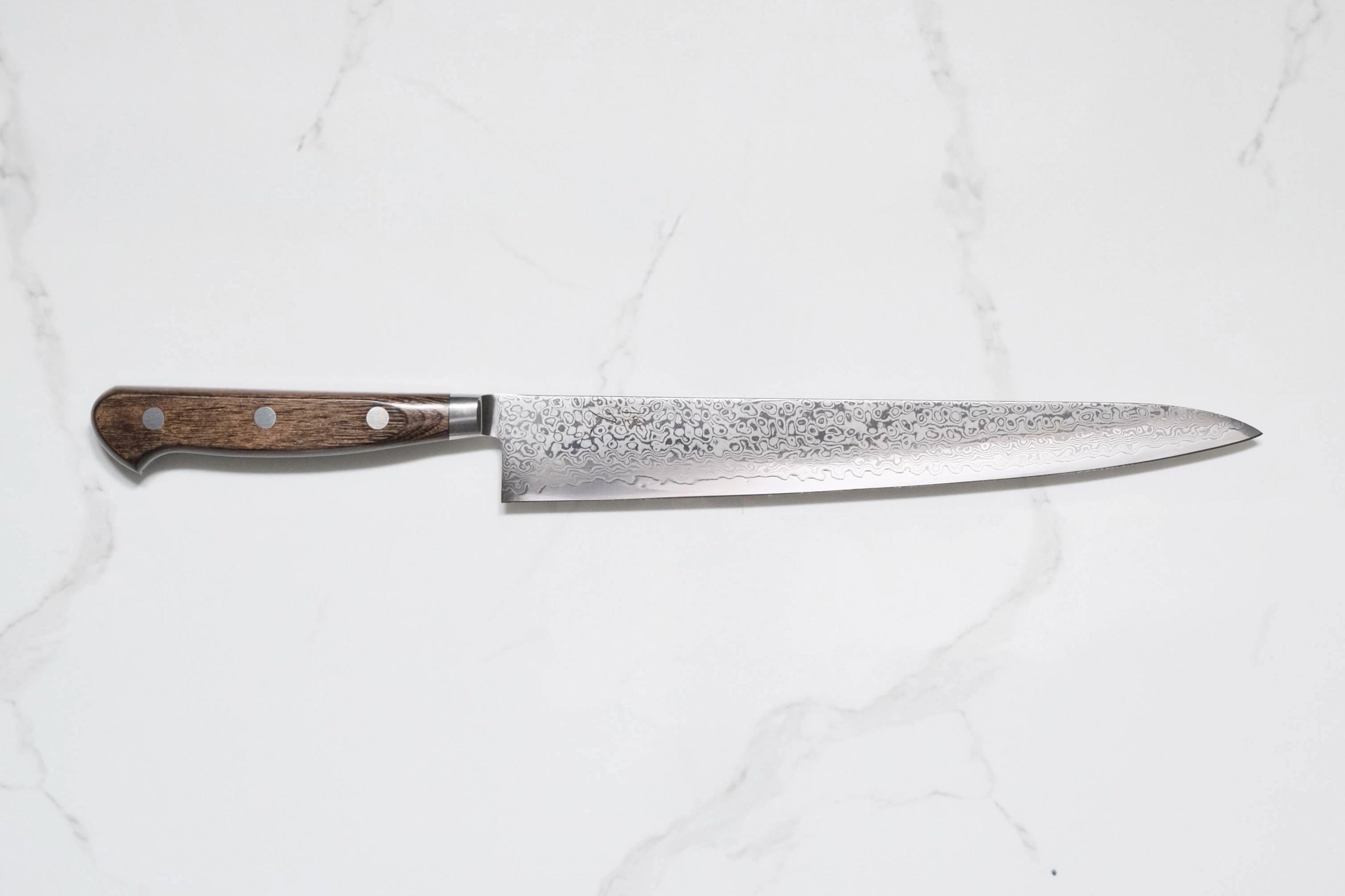 Tsunehisa VG-10 Sujihiki - Damascus 240mm