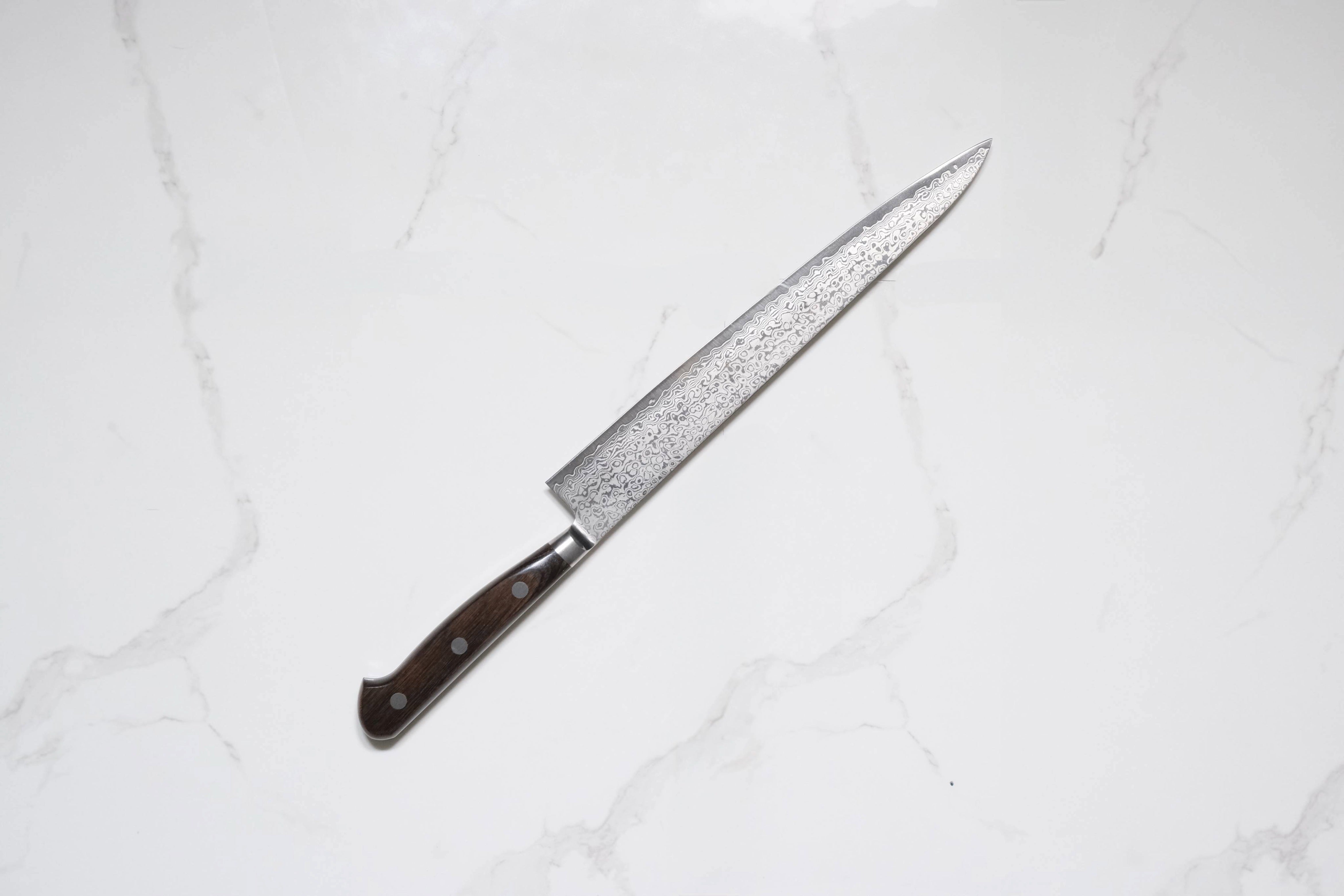 Tsunehisa VG-10 Sujihiki - Damascus 240mm