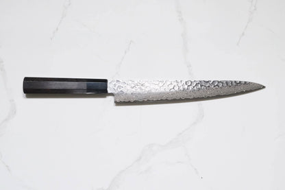 Tsunehisa VG-10 Sujihiki - Damascus Tsuchime 240mm