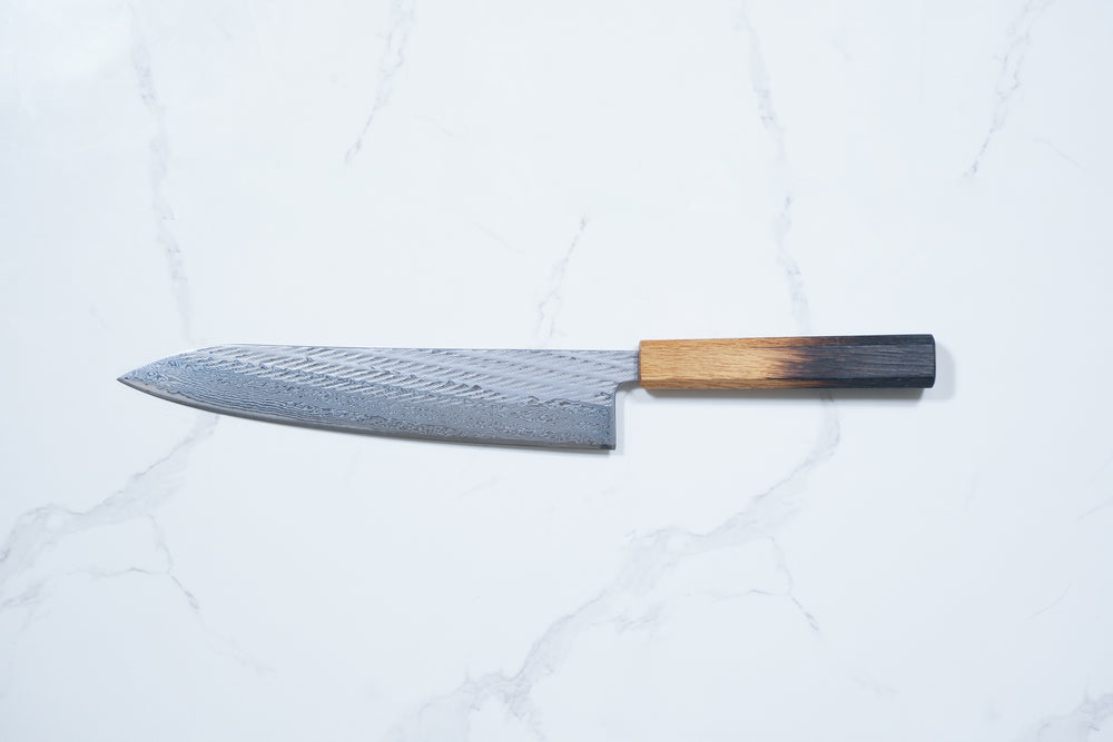 Tsunehisa AUS-10 Gyuto - Nawame 240mm