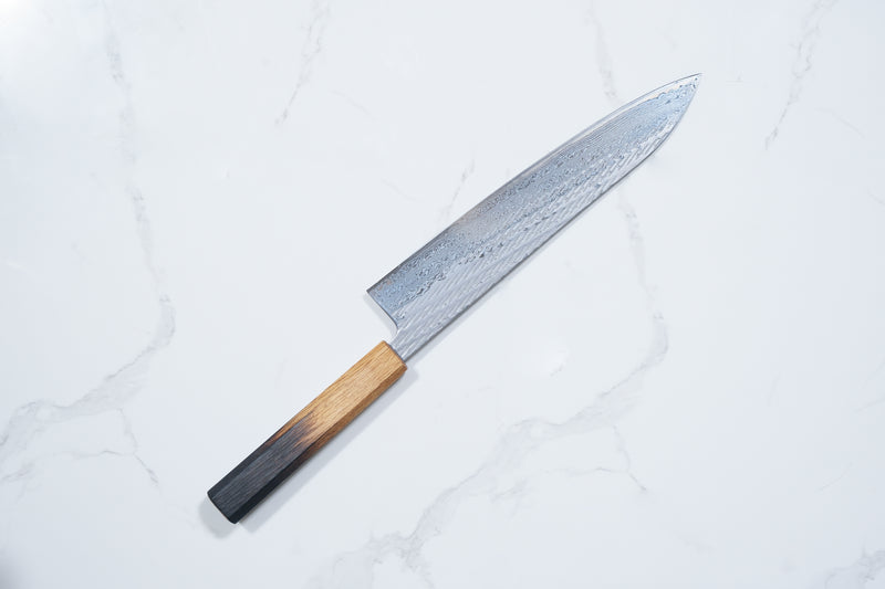 Tsunehisa AUS-10 Gyuto - Nawame 240mm