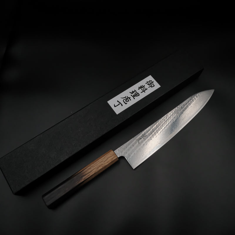Tsunehisa AUS-10 Gyuto - Nawame Damascus 240mm