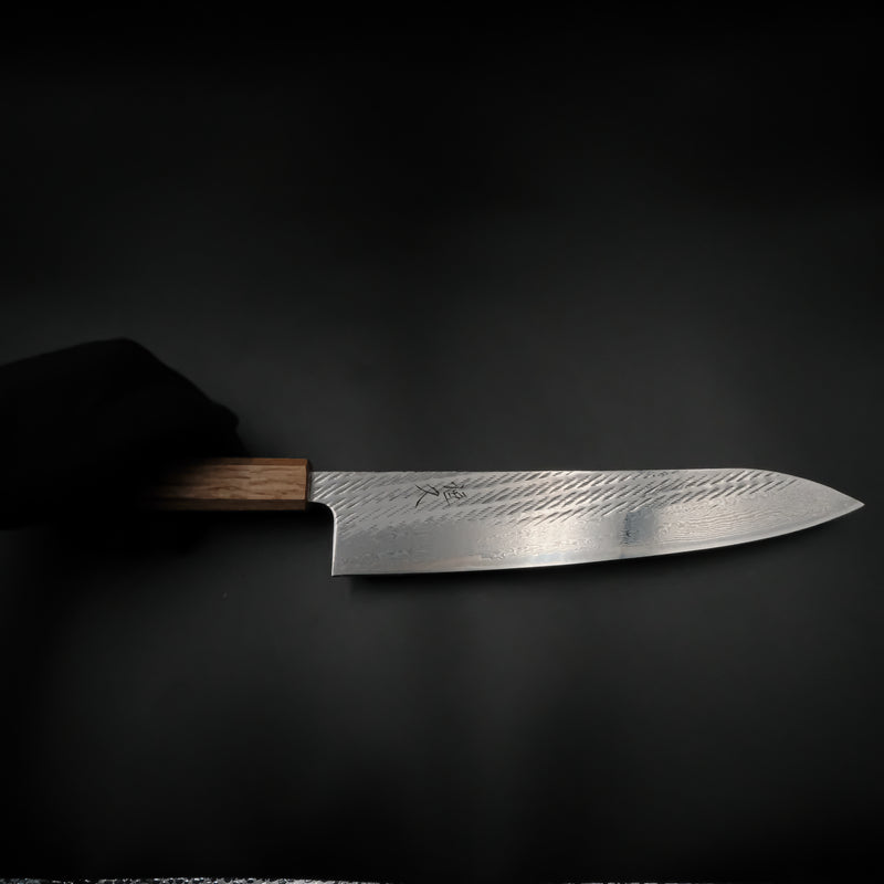 Tsunehisa AUS-10 Gyuto - Nawame Damascus 240mm