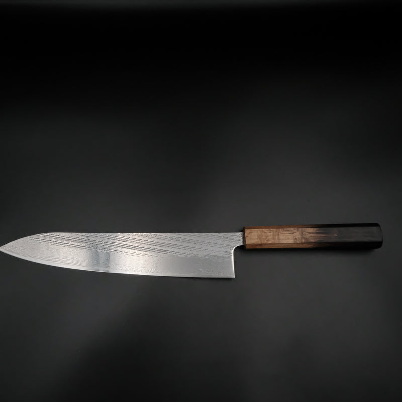 Tsunehisa AUS-10 Gyuto - Nawame Damascus 240mm