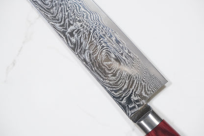 Tsunehisa AUS-10 Kiritsuke - Damascus 210mm
