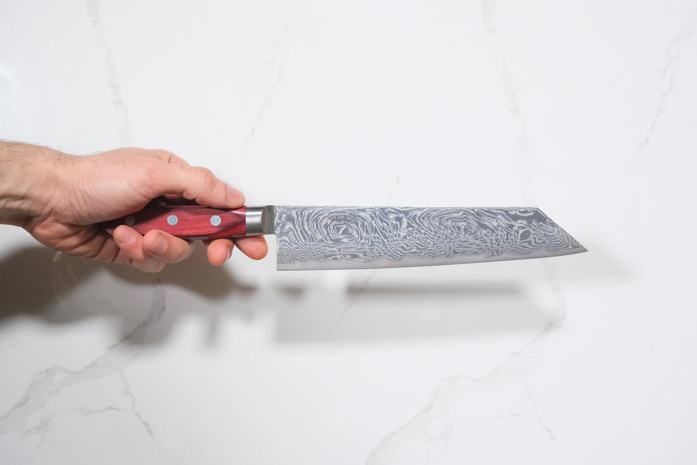 Tsunehisa AUS-10 Kiritsuke - Damascus 210mm
