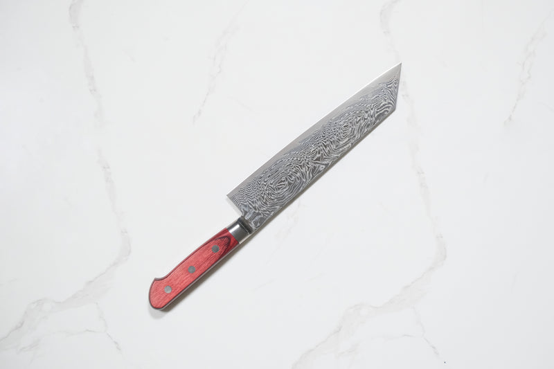Tsunehisa AUS-10 Kiritsuke - Damascus 210mm