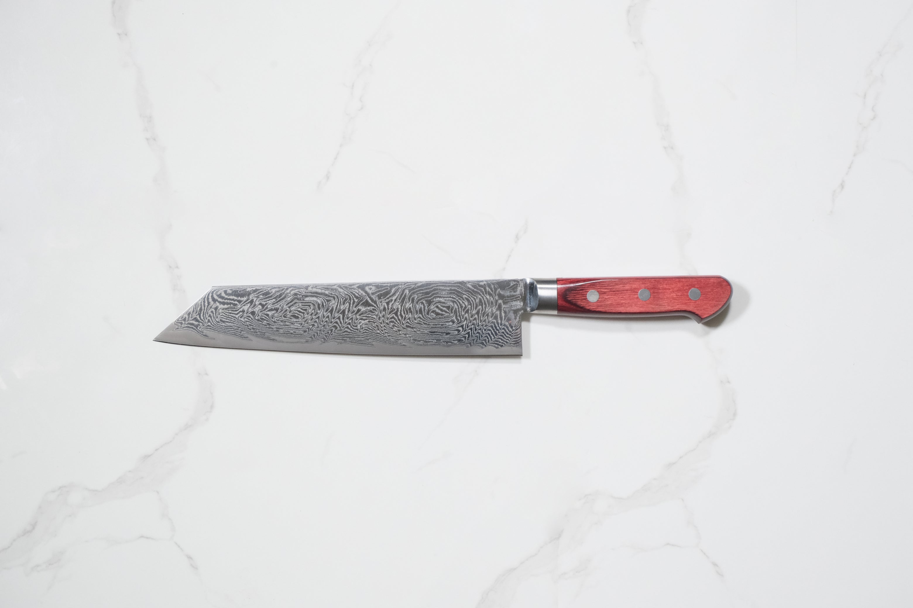 Tsunehisa AUS-10 Kiritsuke - Damascus 210mm