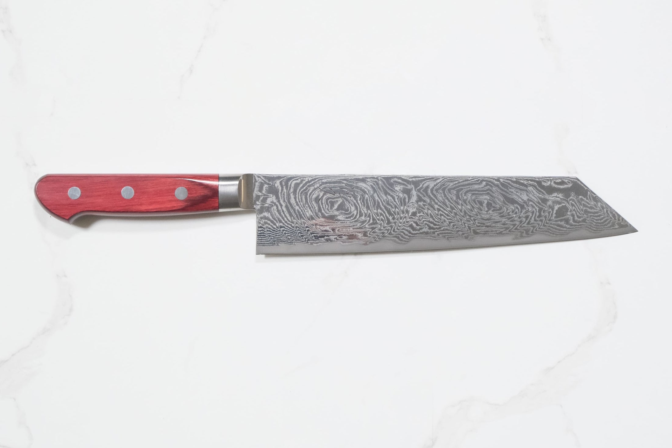 Tsunehisa AUS-10 Kiritsuke - Damascus 210mm