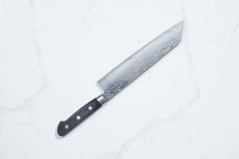 Tsunehisa AUS-10 Kiritsuke - Nami Damascus 210mm