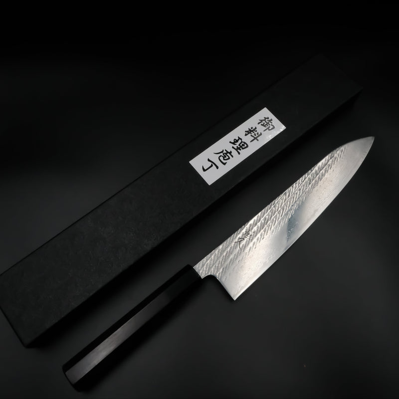 Tsunehisa Ginsan Gyuto - Nawame Damascus 240mm