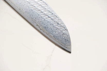 Tsunehisa Ginsan Santoku - Nawame Damascus 165mm