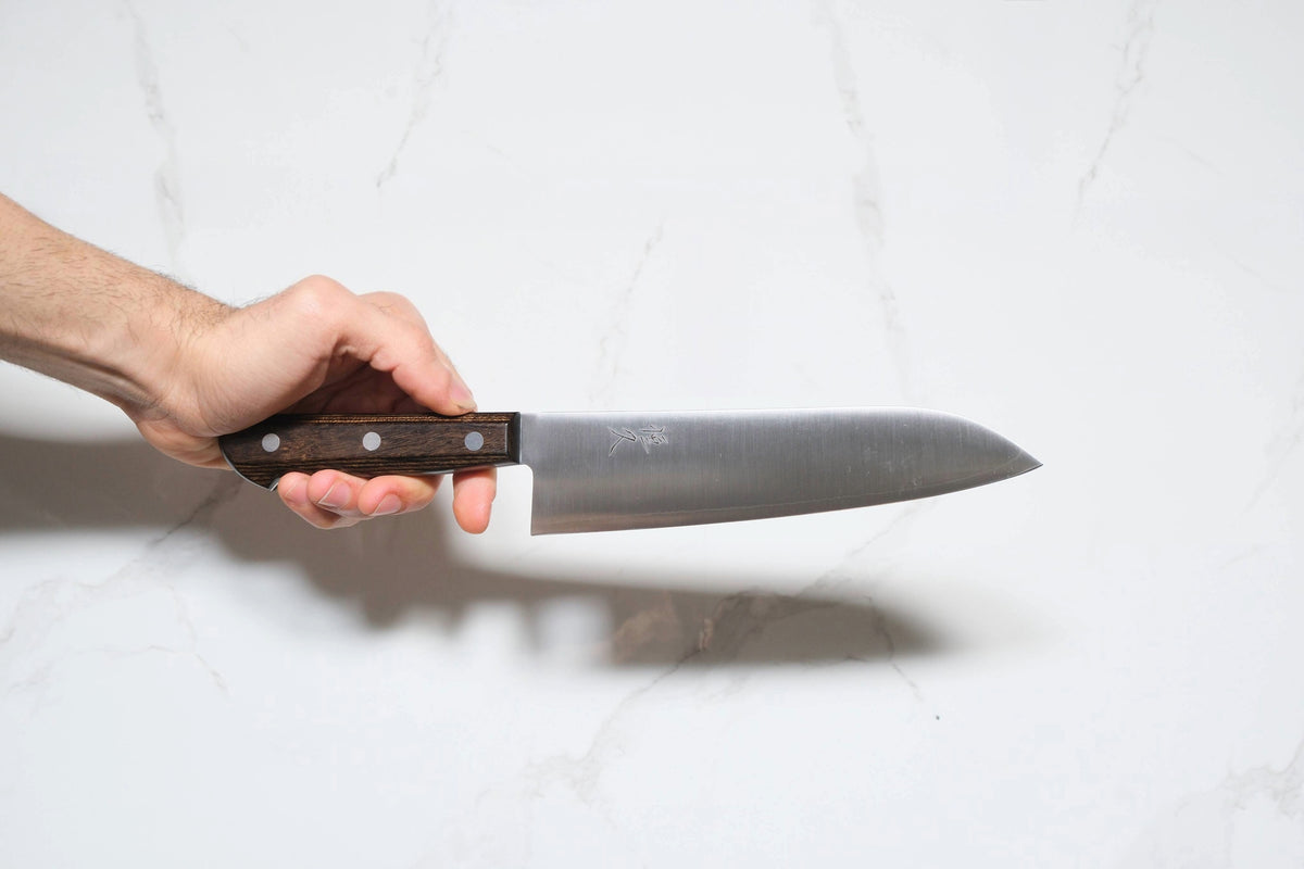 Tsunehisa SLD Santoku - Migaki 180mm