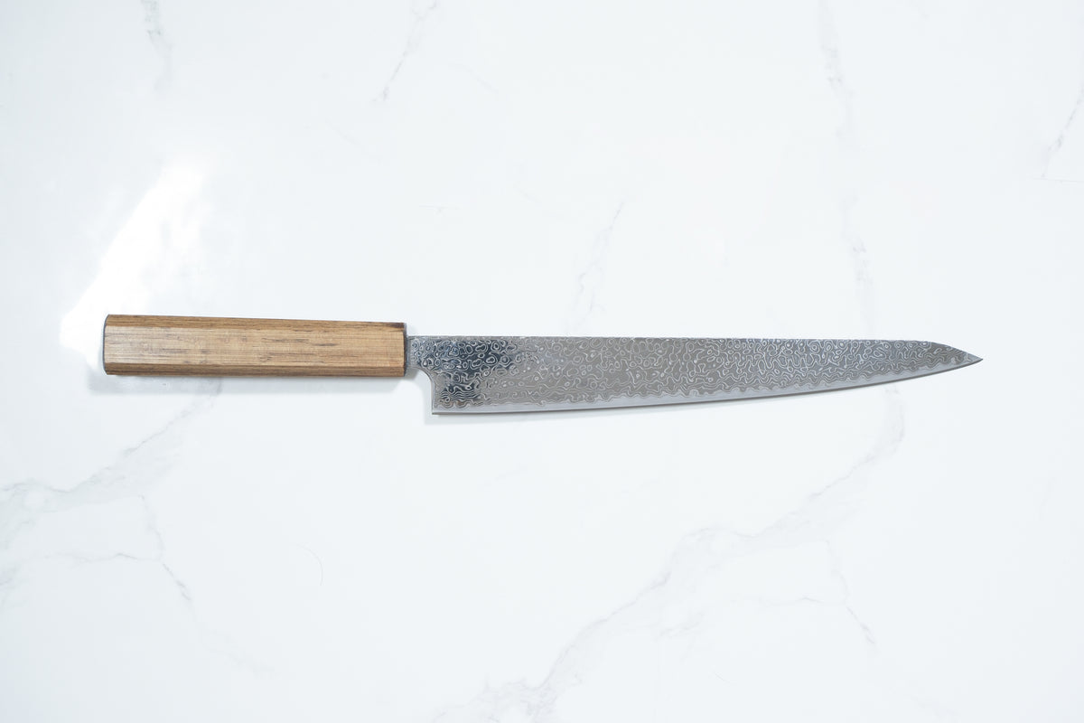 Tsunehisa VG-10 Sujihiki - Damascus 240mm