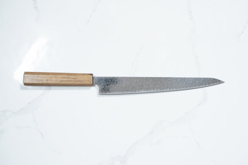 Tsunehisa VG-10 Sujihiki - Damascus 240mm