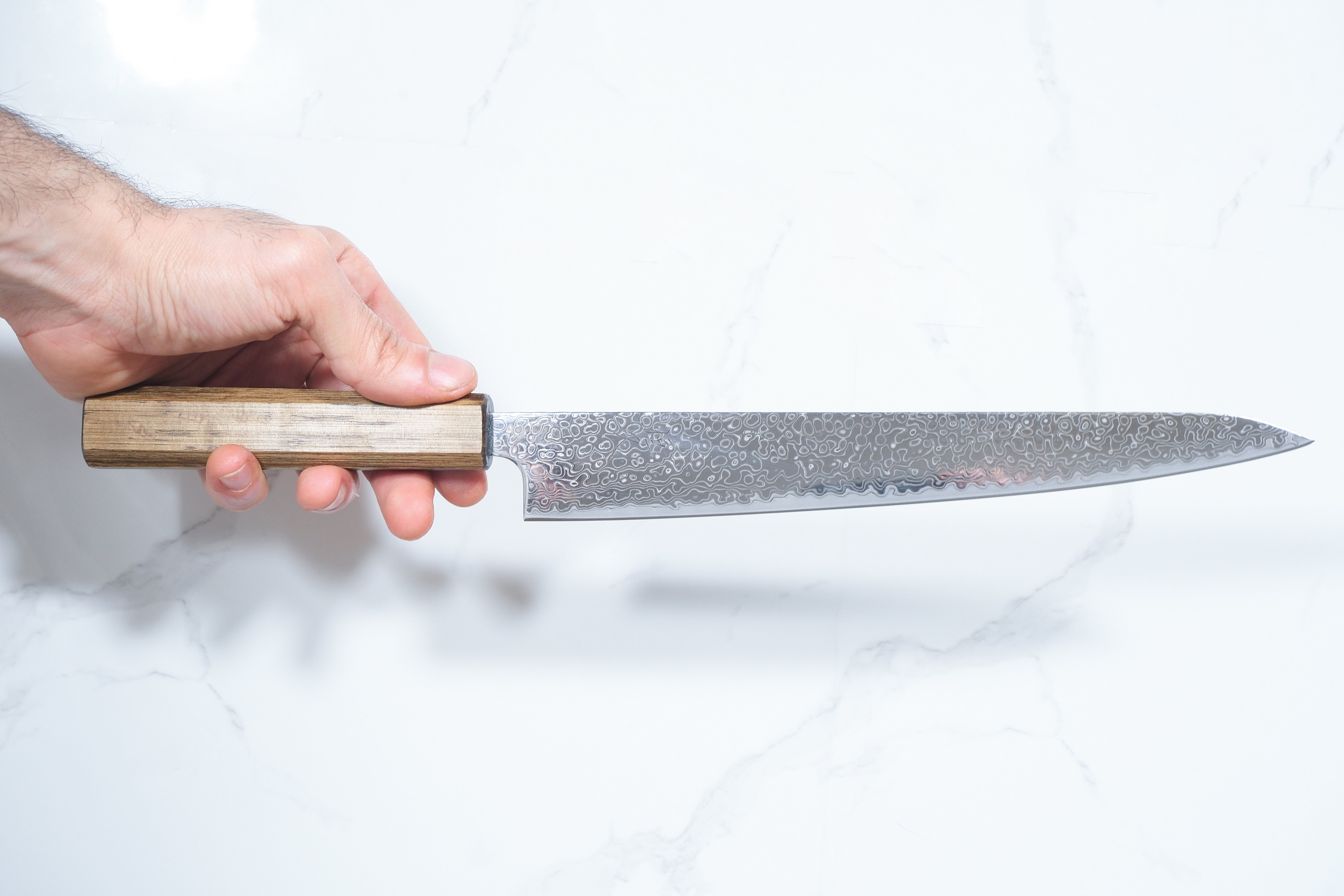 Tsunehisa VG-10 Sujihiki - Damascus 240mm