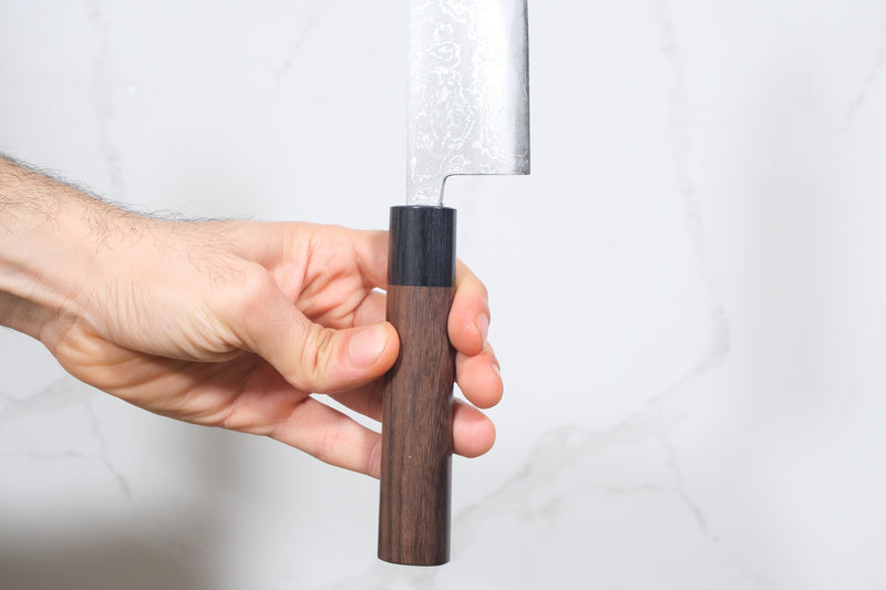 Tsutomu Kajiwara Aogami #2 Santoku - Damascus 165mm