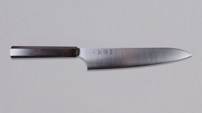 Hatsukokoro Aogami Super Gyuto - Migaki 210mm - Abanoz