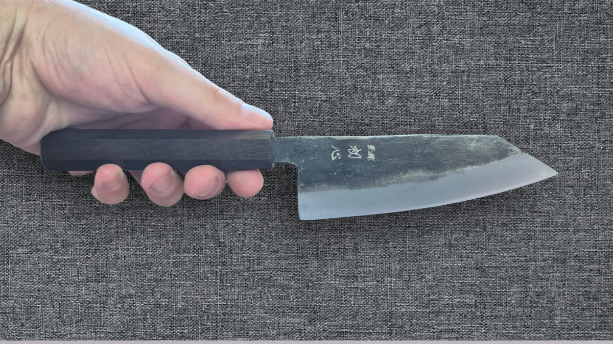 Hatsukokoro Aogami #2 Ko Bunka - Kurouchi 120mm - Abanoz