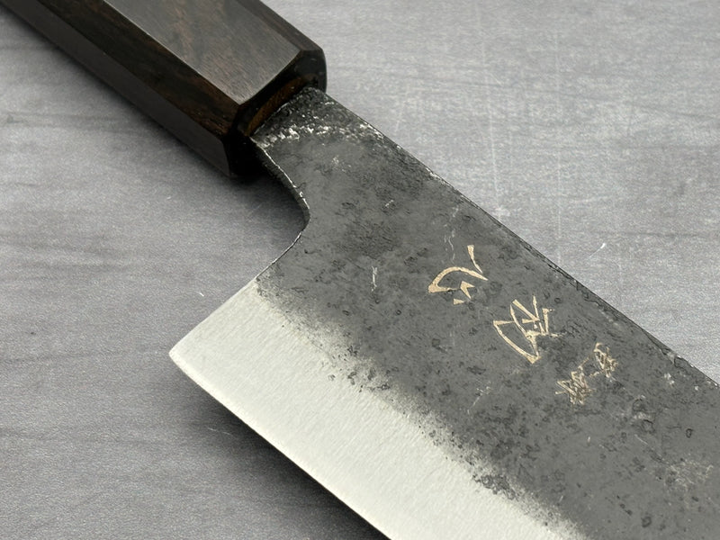 Hatsukokoro Aogami #2 Bunka - Kurouchi 165mm - Ebony