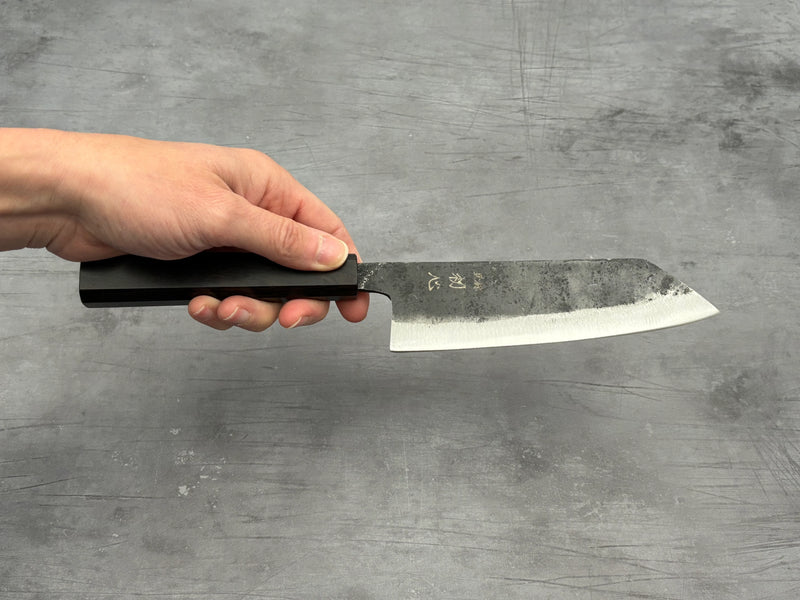 Hatsukokoro Aogami #2 Bunka - Kurouchi 165mm - Ebony