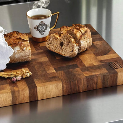 End Grain Kesme Tahtası - Ceviz