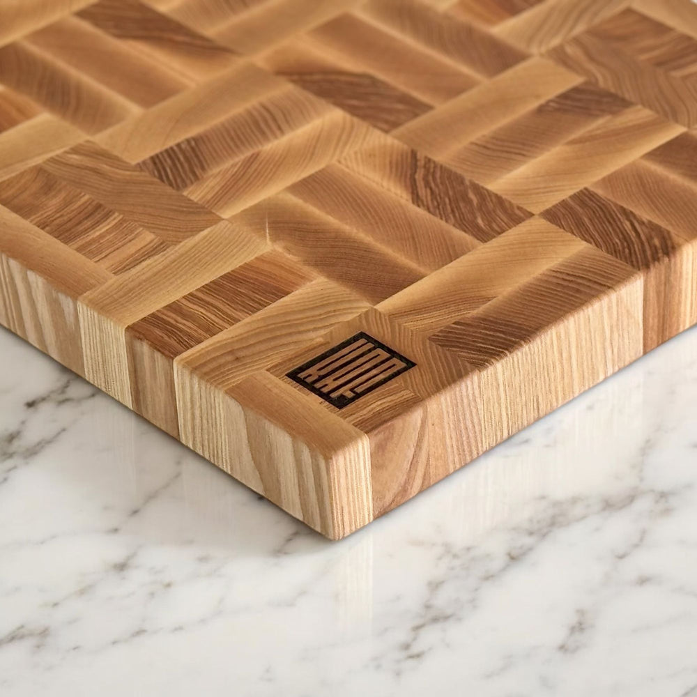 End Grain Cutting Board - Ash