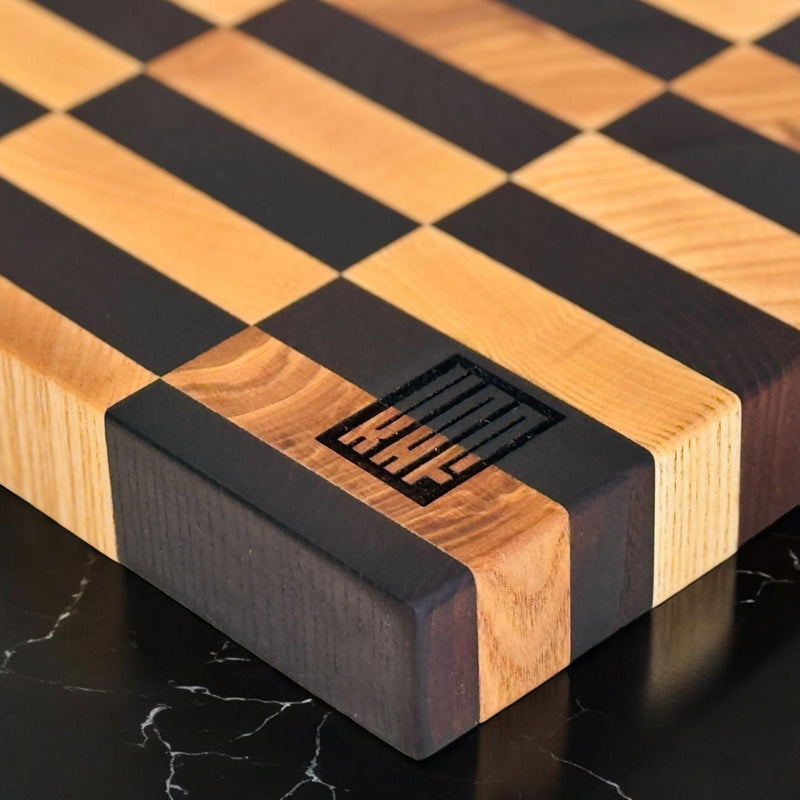 End Grain Cutting Board - Ash