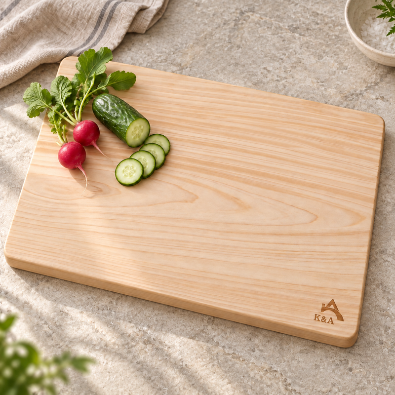Hinoki Kesme Tahtası - Japon Servi Ağacı